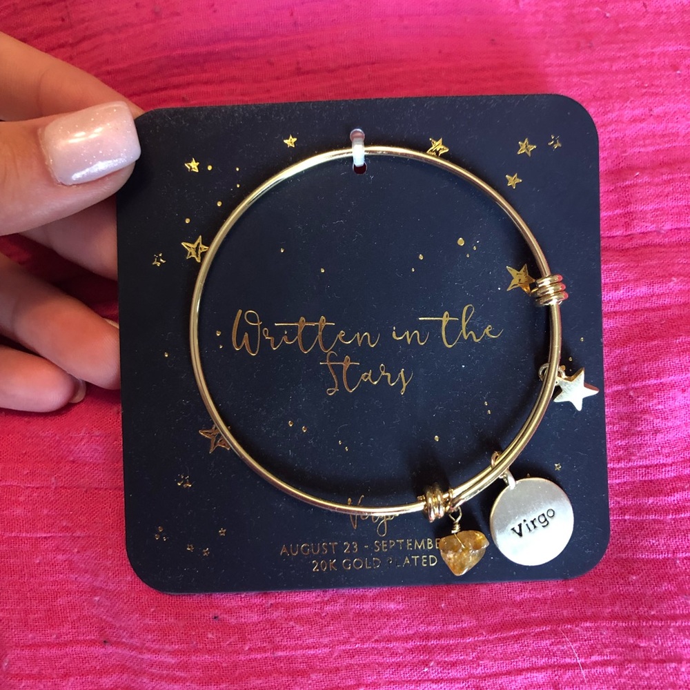 Virgo charm dangle bracelet